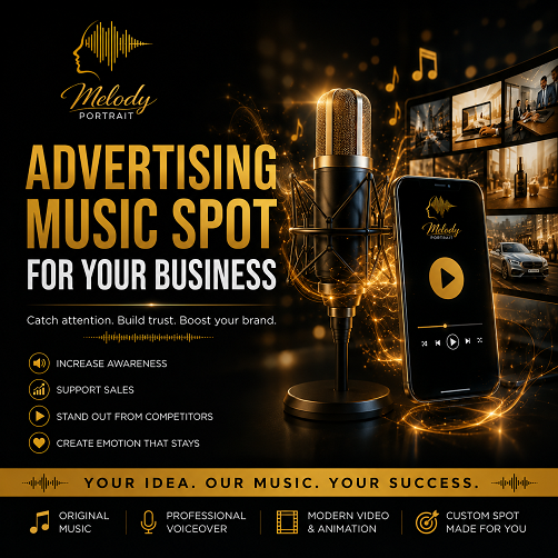 Commercial music spot (15-60 sec.)